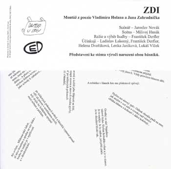 tituln strana programu k inscenaci